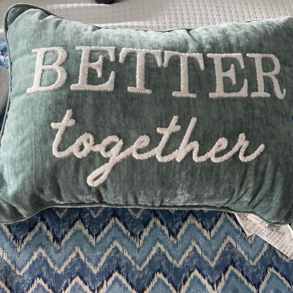 Never used decor pillow